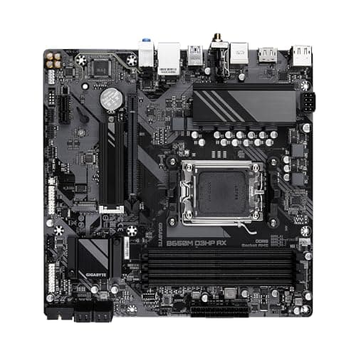 GIGABYTE B650M D3HP AX Mainboard - AMD Ryzen 9000er-Serie, 5+2+2 Phasen VRM, bis zu 7600 MHz DDR5 (OC), 2xPCIe 4.0 M.2, 2,5 GbE LAN, WiFi 6E, USB 3.2 Gen 1 Bild 8