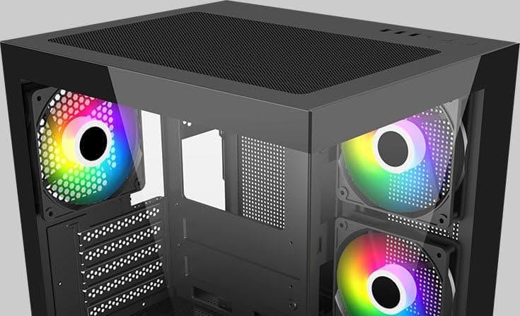 Fortron FSP GEH Mini S140 BA Micro-ATX/M-ITX/ARGB o.N. Black Retail Bild 7