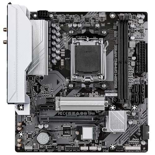GIGABYTE B650M Gaming WIFI6E Mainboard - AMD Ryzen 9000 Serie CPUs, 5+2+2 Phasen VRM, bis zu 6400 MHz DDR5 (OC), 1xPCIe 4.0 M.2, 2,5 GbE LAN, WiFi 6E, USB 3.2 Gen 1 Bild 4