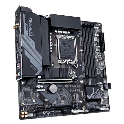 GIGABYTE B760M Gaming X AX Mainboard – Unterstützt Intel Core 14. Gen CPUs, 8+1+1 Phasen VRM, bis zu 7600 MHz DDR5, 2xPCIe 4.0 M.2, Wi-Fi 6E, 2.5GbE LAN, USB 3.2 Gen 2 Bild 6