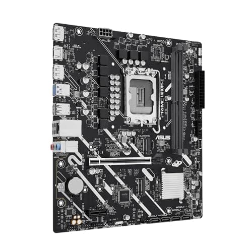 ASUS Prime H810M-E-CSM Intel H810 LGA1851 Micro-ATX Mainboard (Advanced AI PC-Ready, DDR5, PCIe 4.0, 2 x DP, HDMI, USB 5Gbps hinten, USB C 5Gbps vorne, 2 x M.2 Steckplätze, 1Gb Ethernet, Aura Sync) Bild 8