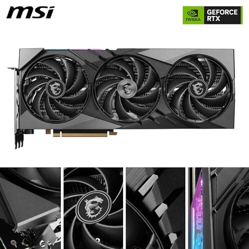 MSI GeForce RTX 4080 SUPER 16G Gaming X Slim Grafikkarte - RTX 4080 GPU, 16GB GDDR6X (23Gbps/256-bit), PCIe 4.0, TRI FROZR 3, HDMI 2.1, DisplayPort 1.4a Bild 4