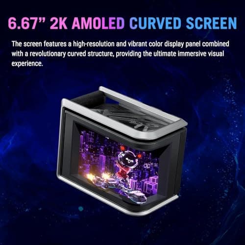 Asus Rog Ryuo IV SLC 360 All-in-One-CPU-Wasserkühlung (6,67-Zoll-AMOLED-Display, unterstützt 3D-Videos, 200mm-Schläuche, 3x ARGB Daisy-Chain-Lüfter, für Intel LGA 1851, 1700, AMD AM5, AM4) Bild 4