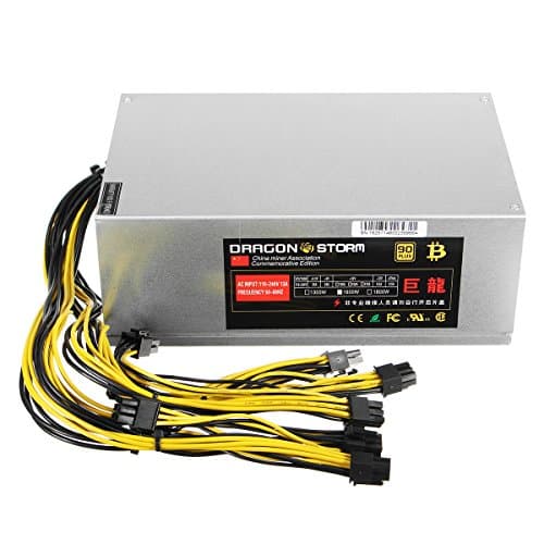 1600W Bitcoin Mining Machine ATX Mining Rig Stromversorgung Bild 2
