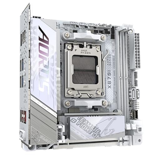GIGABYTE X870I AORUS PRO Ice Mainboard - Unterstützt AMD Ryzen 9000er-Serie CPUs, 8+2+1 Phasen VRM, bis zu 8400 MHz DDR5 (OC), 1xPCIe 5.0 M.2 + 1xPCIe 4.0 M.2, WI-FI 7, 2,5 GbE LAN, USB 4 Bild 6