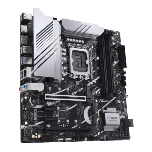 ASUS Prime Z790M-Plus LGA 1700 (Intel 14., 12. und 13. Generation) microATX-Motherboard (PCIe 5.0, 3 x M.2 Steckplätze, 10 + 1 DrMOS, DDR5, 1 GB LAN, DP, USB 3.2 Gen2 Type-C, Front-USB 3.2 Gen 1 Bild 6