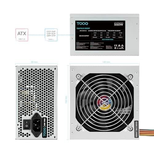 OOQ TQAPOLO-550SP – Netzteil ATX 550 W mit aktivem PFC Bild 4