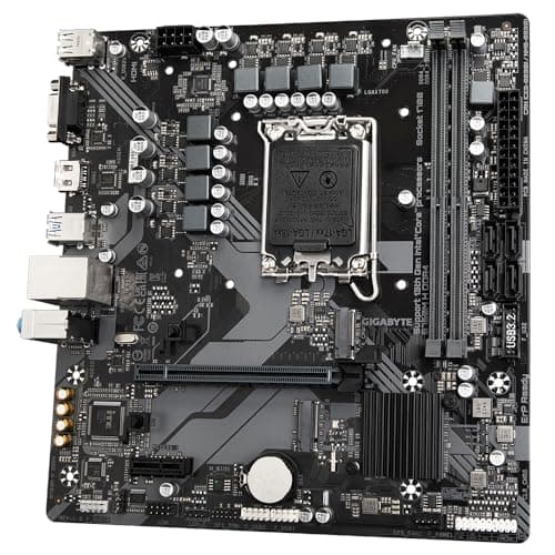 GIGABYTE B760M H DDR4 Motherboard - Unterstützt Intel Core 14. Generation CPUs, 6+1+1 Phasen Digital VRM, bis zu 3200MHz DDR4 (OC), 2xPCIe 4.0 M.2, GbE LAN, USB 3.2 Gen1 Bild 8
