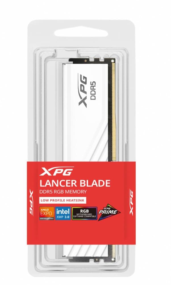 ADATA XPG Lancer Blade RGB | 16 GB | DDR5 | NVME | Geschwindigkeit bis zu 6400 MHz | lebenslange Garantie (AX5U6400C3216G-SLABRWH) Bild 3