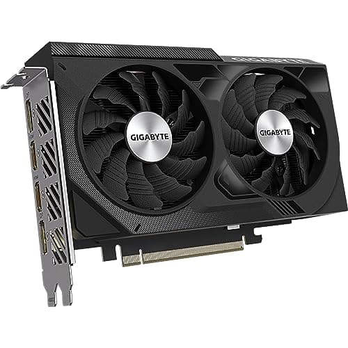 Gigabyte NVIDIA GeForce RTX 4060 WINDFORCE OC Graphics Card - 8GB GDDR6, 128-bit, PCI-E 4.0, 2475MHz Core Clock, 2x DP 1.4, 2x HDMI 2.1a, NVIDIA DLSS 3 - GV-N4060WF2OC-8GD Bild 4