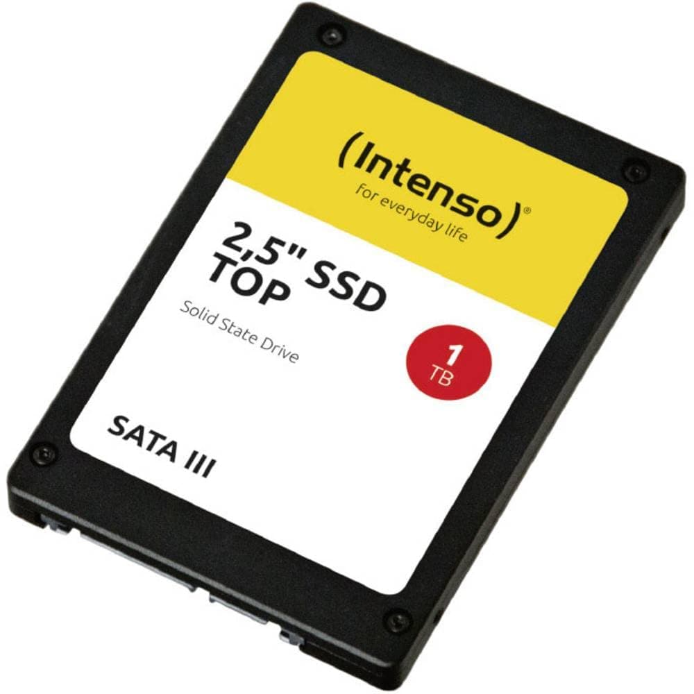 Intenso Interne 2,5" SSD SATA III Top, 1 TB, 550 MB/Sekunden, Schwarz, Festkörper-Laufwerk Bild 8