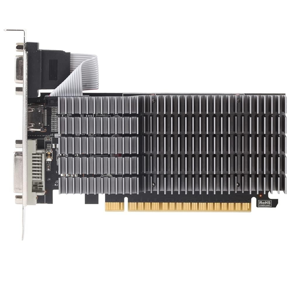 maxsun NVIDIA GeForce GT 710 2GB Silent Grafikkarte (Passiv 0dB Kühlung, Low Profile DVI, VGA, HDMI) Bild 6