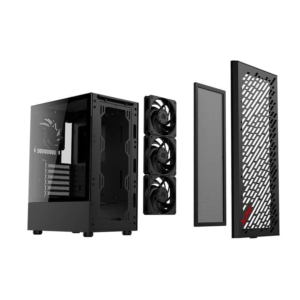 XPGTorreGamingValorAIRWhite gehärtetes Glas Bild 3