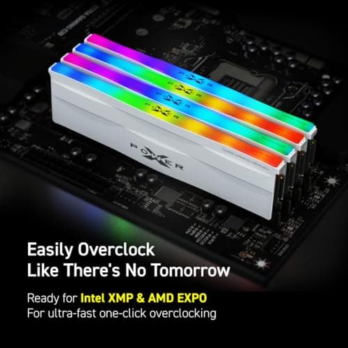 Silicon Power DDR5 16GB Zenith RGB 6000MT/s (PC5-48000) 288-pin CL36 1.35V UDIMM Desktop Arbeitsspeicher RAM SP016GXLWU60CFSH Schwarz Bild 6