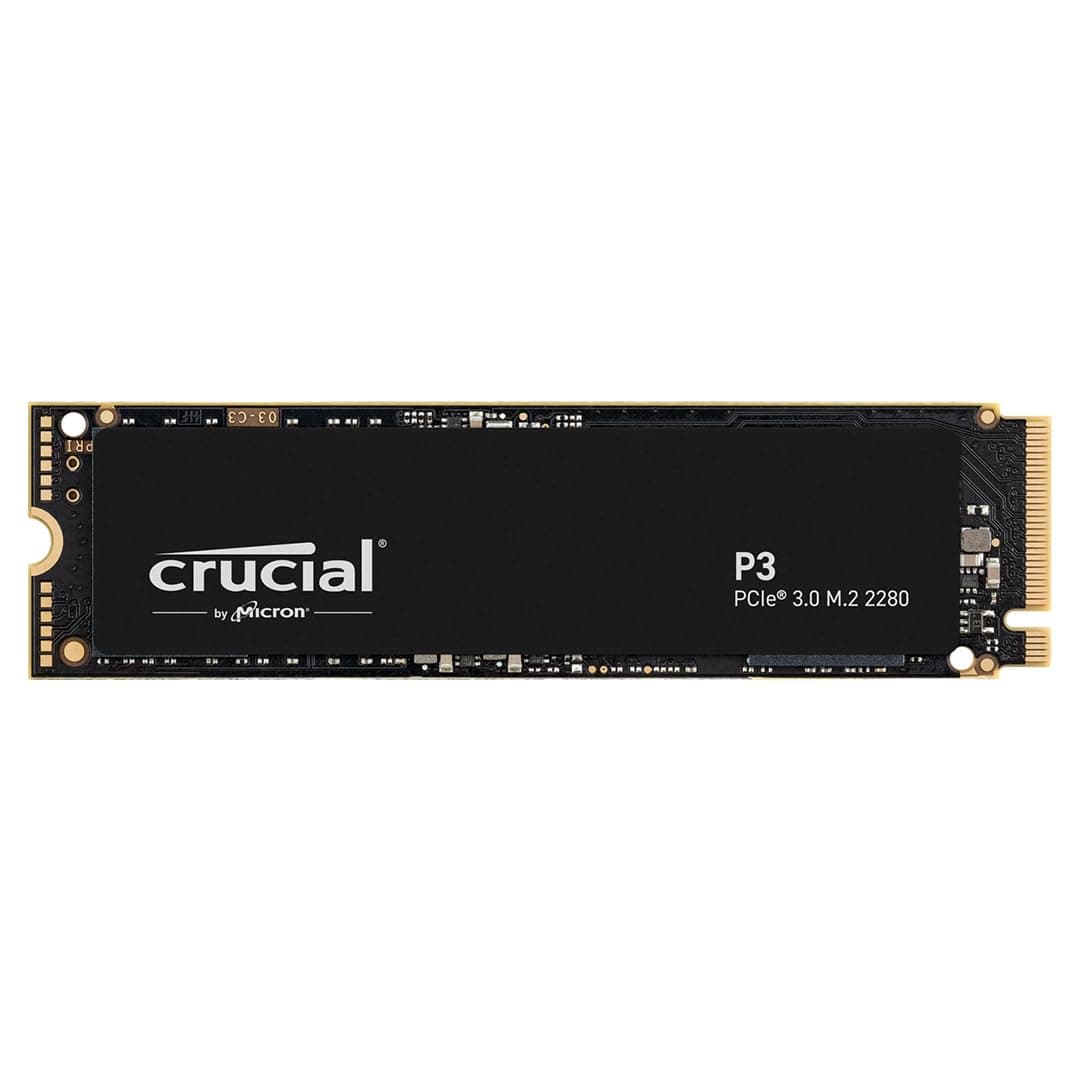 Crucial P3 500GB M.2 PCIe Gen3 NVMe Interne SSD 3D NAND, bis zu 3500MB/s - CT500P3SSD8 Bild 2