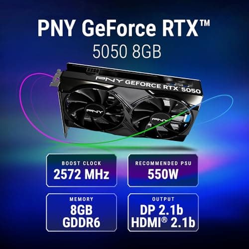 PNY GeForce RTX™ 5050 Dual Fan Bild 4