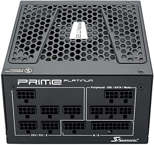 Seasonic Prime Ultra Platinum 1300W (80+Platinum, ATX 12V) Power Supply for Computer/Gaming PC's, 6x PCIe, Cable Management Bild 4