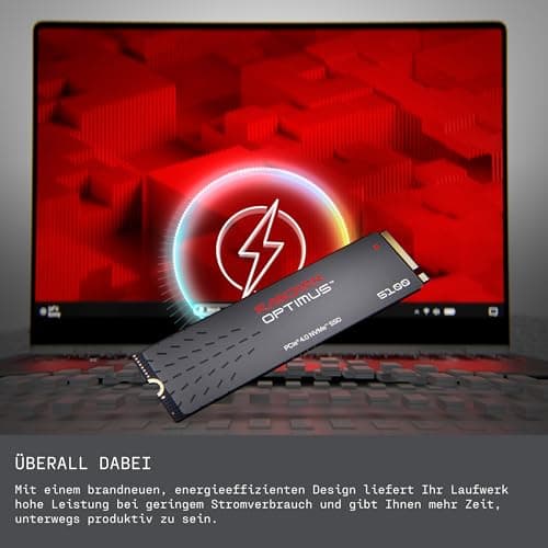 SANDISK Optimus 5100 NVMe SSD 1 TB (bis zu 7.100/6.700 MB/s sequentielles Lesen/Schreiben, M.2 2280, PCIe 4.0x4) Bild 7
