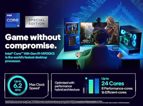 Intel® Core™ i9 Desktop-Prozessor 14900KS 24 Kerne (8 P-cores und 16 E-cores) 36 MB Cache, bis zu 6,2 GHz i9-14900KS Bild 4