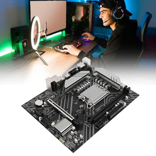 ciciglow B760M4 Gaming-Motherboard, ATX-Motherboard Dual-Channel-DDR4-Speicher, PCIE16X Gen 4.0, SATA3.0, NGFF/NVME M.2, HDMI, VGA-Schnittstelle LGA 1700 Computer-Motherboard Bild 6