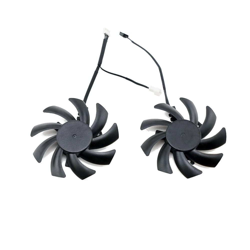 SISS Grafikkartenlüfter für Dell RTX 3060 OEM/DELL,Lenovo & HP RTX 3060 Ti OEM - Effiziente und Effektive Luftkühlung, 4-Pin Anschluss, Set mit 2 Lüftermodulen