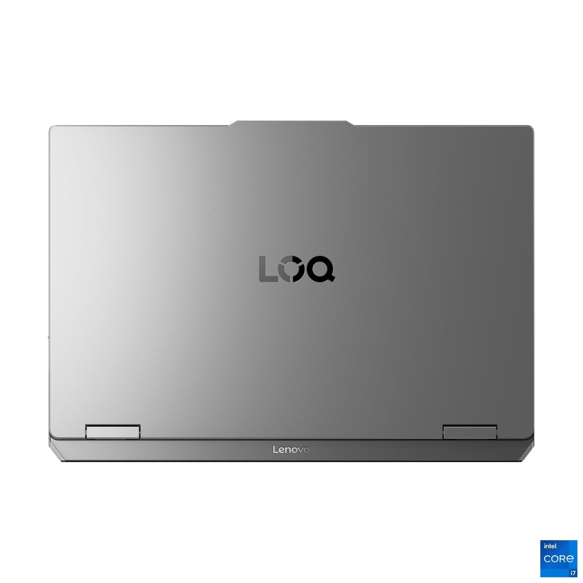 Lenovo LOQ Gaming AI Laptop | 17.3" Full HD 165Hz | NVIDIA GeForce RTX 5070 | Intel Core i7-14700HX | 16GB RAM | 512GB SSD | Ohne Windows | QWERTZ | 24-Zonen-RGB-Tastatur | Grau | 3 Monate Game Pass Bild 6