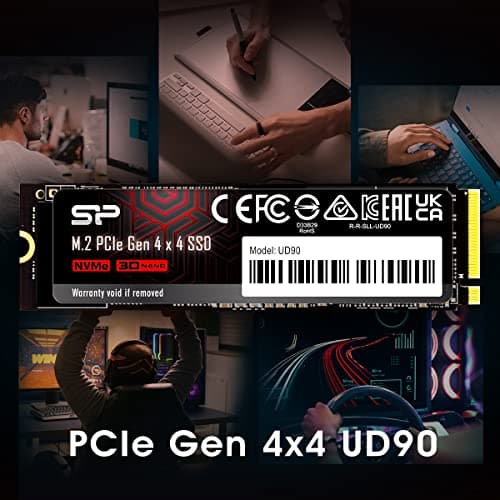 Silicon Power 2TB UD90 NVMe 4.0 Gen4 PCIe M.2 SSD R/W up to 5,000/4,800 MB/s (SP02KGBP44UD9005) Bild 4