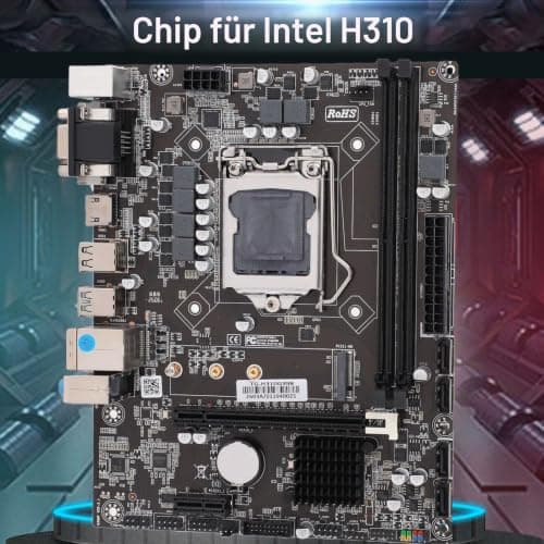H310 LGA 1151 Motherboard – Unterstützt LGA1151 Micro ATX DDR4 Mainboard der 8. und 9. Generation für Lvy Bridge für Bild 4