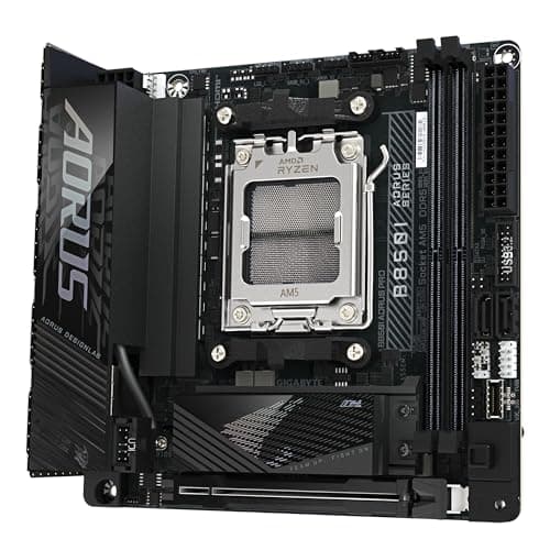 GIGABYTE B850I AORUS PRO Motherboard - Unterstützt AMD Ryzen 9000 Serie CPUs, 8+2+1 Phasen Digital-VRM, bis zu 8400MHz DDR5 (OC), 1xPCIe 5.0 + 1xPCIe 4.0 M.2, 2.5LAN, WiFi 7, USB 3.2 Gen 2 Bild 6