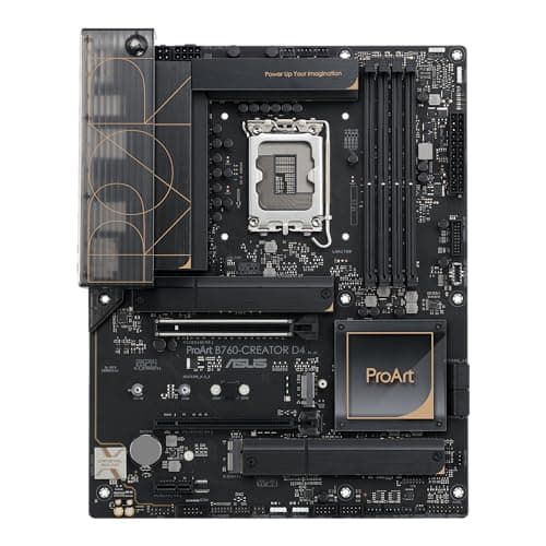 ASUS ProArt B660-CREATOR D4 Mainboard Sockel Intel LGA 1700 (Intel B660, ATX, DDR4 Speicher, PCIe 5.0, 2X M.2, USB-C DisplayPort)
