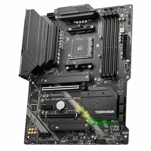 MSI MAG B550 Tomahawk MAX WiFi Mainboard ATX, AM4 - AMD Ryzen 5000 bereit - DDR4 Boost 5100+MHz/OC, PCIe 4.0 & 3.0 x16, M.2 Gen4 & Gen3, 2.5G LAN, Wi-Fi 6E, Bluetooth 5.2 Bild 4