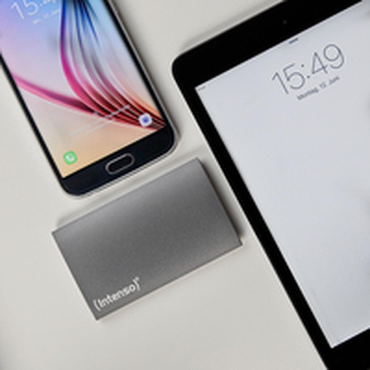Intenso external SSD 1,8 512GB USB 3.0 Aluminium Premium, Festkörper-Laufwerk Anthrazit 500 GB Bild 3