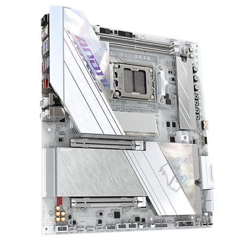 GIGABYTE X870 AORUS Tachyon Ice Mainboard – Unterstützt AMD Ryzen 9000 CPUs, Digitale 18+2+2 Phasen VRM, bis zu 9600 MHz DDR5 (OC), 1 x PCIe 5.0 + 2 x PCIe 4.0, Wi-Fi 7, 5 GbE LAN, USB 4 Bild 6