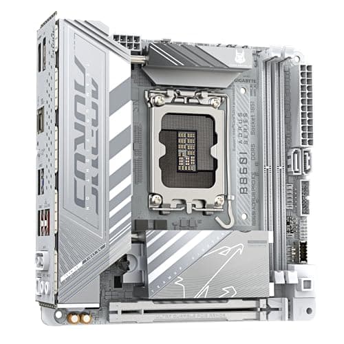 GIGABYTE B860I AORUS PRO Ice Mainboard - Intel Core Ultra CPUs, 8+1+2+1 Phasen VRM, bis zu 9200MHz DDR5, 1xPCIe 5.0 + 1xPCIe 4.0 M.2, 2,5 GbE LAN, WiFi 7, Thunderbolt 4 Bild 6