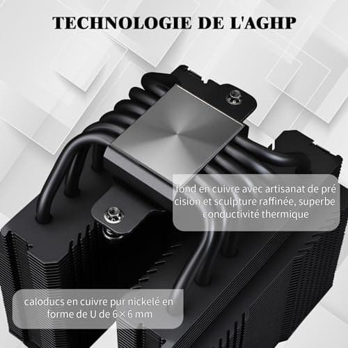 Thermalright Peerless Assassin 120 MINI Black CPU-Luftkühler, 6 Heatpipes, 120mm TL-D12B PWM-Lüfter,135mm hoch, Doppelturmkühler, für AM4/AM5/Intel LGA 1851/1700/1150/1151/1200/2011 Bild 8