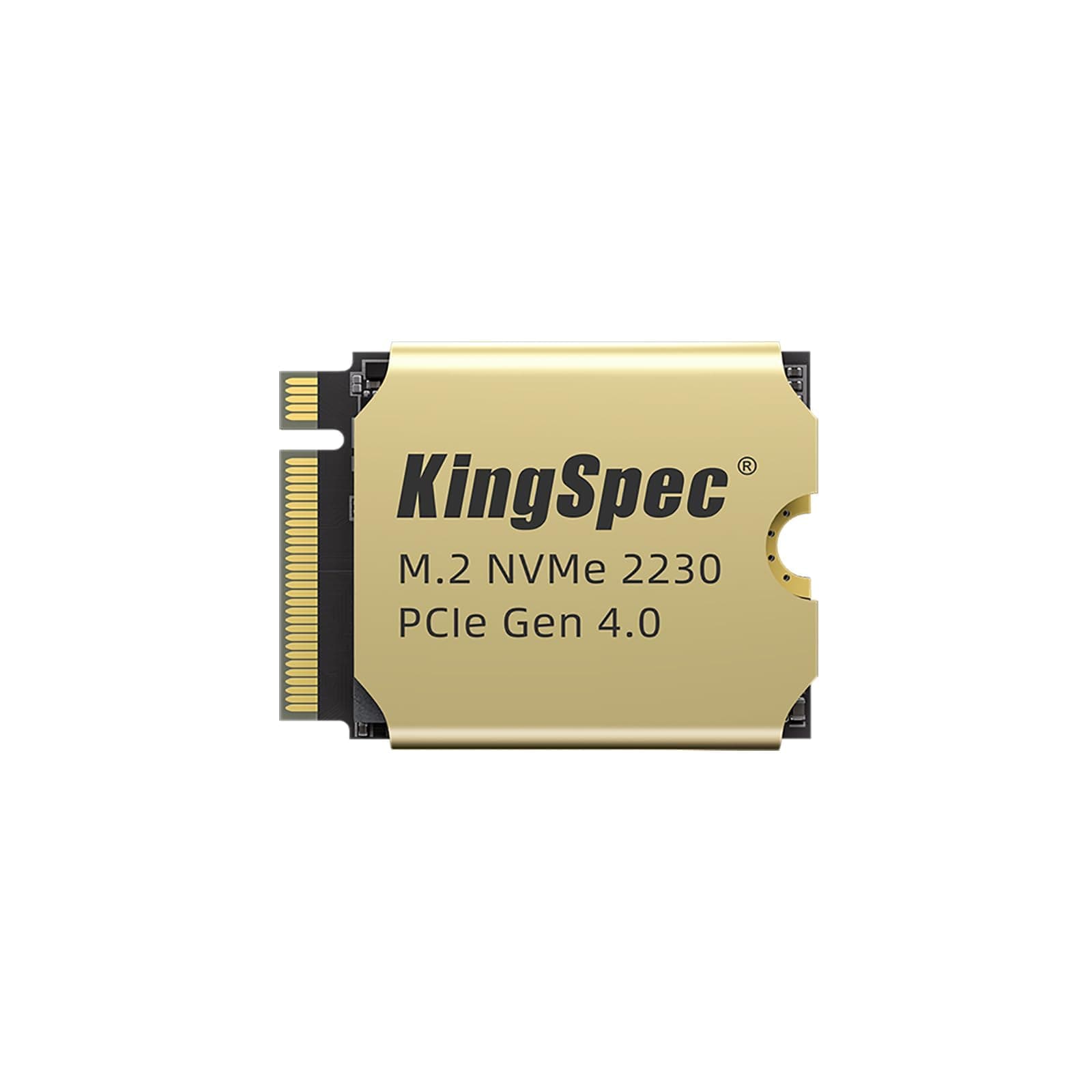 KingSpec XF-2230 2TB SSD M.2 2230 PCIe 4.0, NVMe SSD Gen 4x4 mit Wärmesenke, bis zu 5000MB/s Internes Solid State Drives, kompatibel mit Desktop/Laptop/Steam Deck/ROG Ally/Surface Pro Bild 2
