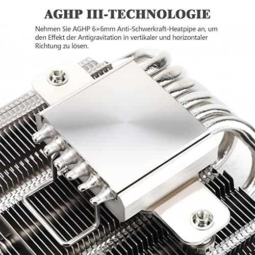 Thermalright AXP120-X67 Low-Profile-CPU-Luftkühler mit recht 120-mm-TL-C12015-PWM-Lüfter, 6 Heatpipes, 67 mm Höhe, für AMD AM4 AM5/Intel LGA 1700/1150/1151/1155/1200/1851(AXP120 X67) Bild 6