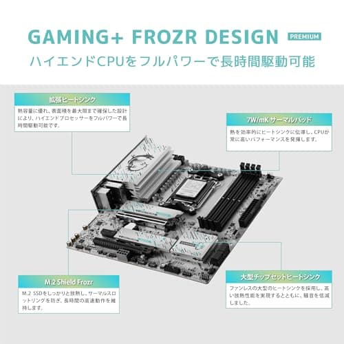 MSI B850M Gaming Plus WiFi Mainboard, mATX - Unterstützt AMD Ryzen 9000/8000 / 7000 Prozessoren, AM5 - DDR5 Memory Boost 8200+ MT/s (OC), PCIe 5.0 x16 & 4.0 x4, M.2 Gen5, Wi-Fi 7, 5G LAN Bild 8