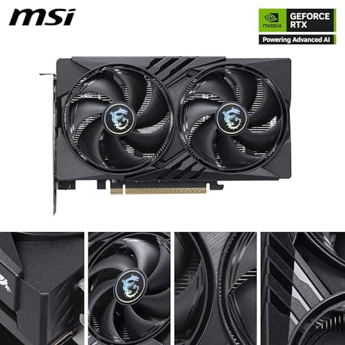 MSI GeForce RTX 5050 8G Gaming OC - 8GB GDDR6 (20Gbps/128-bit), PCIe 5, Boost: 2602 Hz, HDMI 2.1b, DisplayPort 2.1b Bild 4