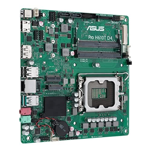 ASUS Pro H610T D4-CSM Business-Mainboard Sockel Intel LGA 1700 (Thin Mini-ITX, PCIe 4.0, DDR4, HDMI, DisplayPort, USB-A USB 3.2 Gen2) Bild 6