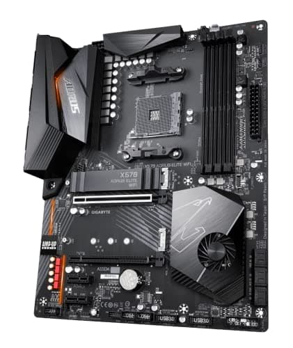 GIGABYTE X570 AORUS Elite Wi-Fi (AMD Ryzen 3000/X570/ATX/PCIe4.0/DDR4/Intel Dual Band 802.11AC Wi-Fi/Front USB Type-C/RGB Fusion 2.0/M.2 Thermal Guard/Gaming Motherboard) Bild 8