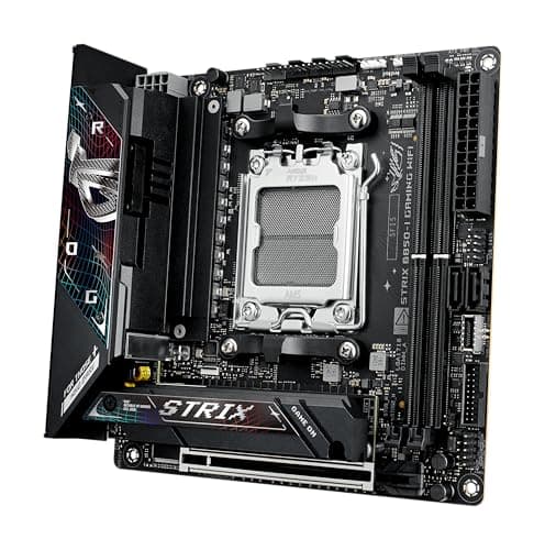 ASUS ROG Strix B850-I Gaming WiFi Mainboard Sockel AMD AM5 (AMD B850, mini-ITX, DDR5 Speicher, PCIe 5.0, WiFi 7, 2X M.2, Aura Sync) Bild 4