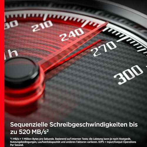 SanDisk Ultra 3D 4 TB SSD interne Festplatte ( 2,5 Zoll, stoßbeständig, 3D NAND-Technologie, n-Cache 2.0-Technologie, 560 MB/s Übertragungsraten) Schwarz Ultra 3D SSD - New 4 TB SATA SSD Bild 6