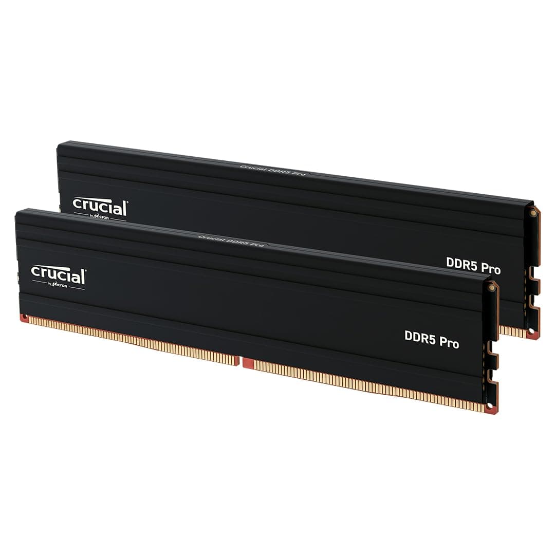 Crucial Pro DDR5 RAM 64GB Kit (2x32GB) 5600MHz, Intel XMP 3.0 / AMD Expo, PC Computer Arbeitsspeicher - CP2K32G56C46U5 Bild 2