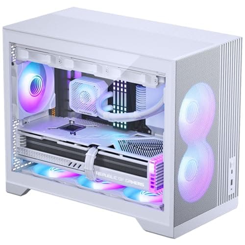 Phanteks XT M3 Mini-Tower PC-Gehäuse Weiß – Kompaktes Micro-ATX Case mit Tempered Glass, Unterstützung für 360-mm-Radiator & 430-mm-Grafikkarten – Ohne Lüfter Bild 8
