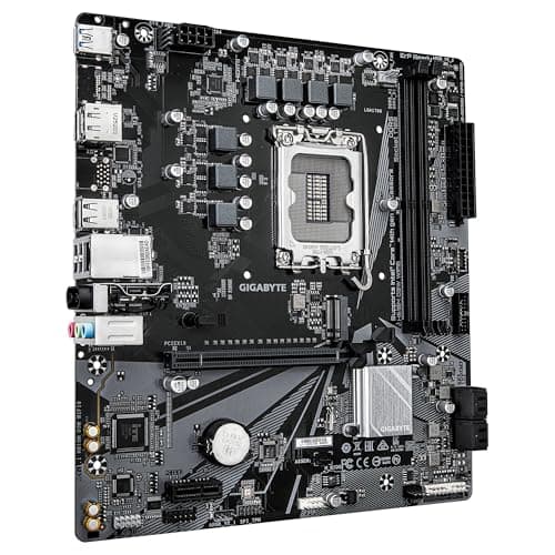 GIGABYTE H610M D3W WIFI6 Mainboard - Unterstützt Intel Core Prozessoren der 14. Generation, 5+1+1 Phasen VRM, bis zu 5600MHz DDR4, 1xPCIe 3.0 M.2, Wi-Fi 6, 1GbE LAN, USB 3.2 Gen 1 Bild 6