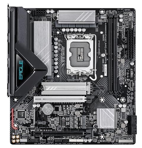 GIGABYTE B860M Eagle Mainboard - Intel Core Ultra CPUs, 6+1+2+1 Phasen VRM, bis zu 9066MHz DDR5, 1xPCIe 5.0 + 1xPCIe 4.0 M.2, 2,5 GbE LAN, USB 3.2 Gen 1 Bild 4