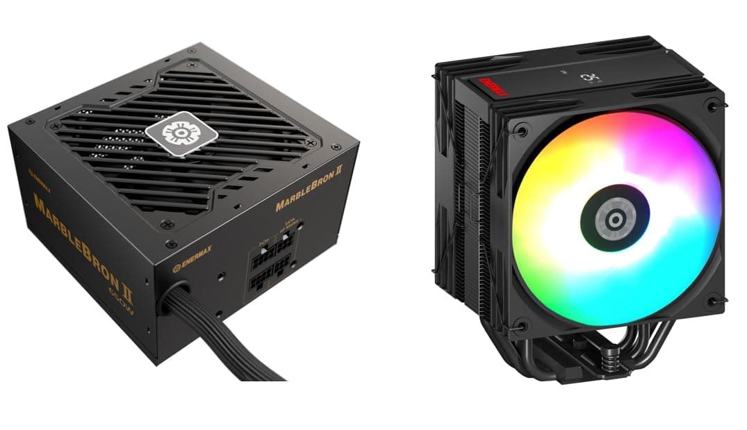 ENERMAX MARBLEBRON II 650 Watt modulares 3.1 ATX Gaming Netzteil 80PLUS Bronze & ETS-T41D-ARGB CPU Kühler Digitalstatusanzeige Bundle; EMB650-T41D-ARGB 650W MB II 650W Bundle2