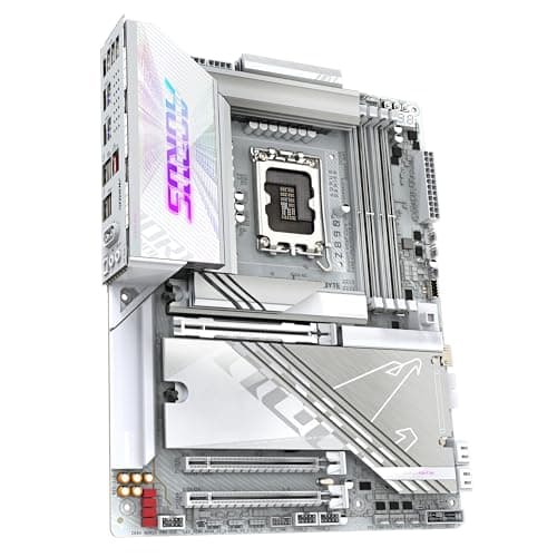 GIGABYTE Z890 AORUS PRO Ice Motherboard - Unterstützt Intel Core Ultra (Serie 2) CPUs, 16+1+2 Phasen VRM, bis zu 9500MHz DDR5 (OC), 1xPCIe 5.0 + 4xPCIe 4.0, Wi-Fi 7, 5GbE LAN, Thunderbolt 4 Bild 6