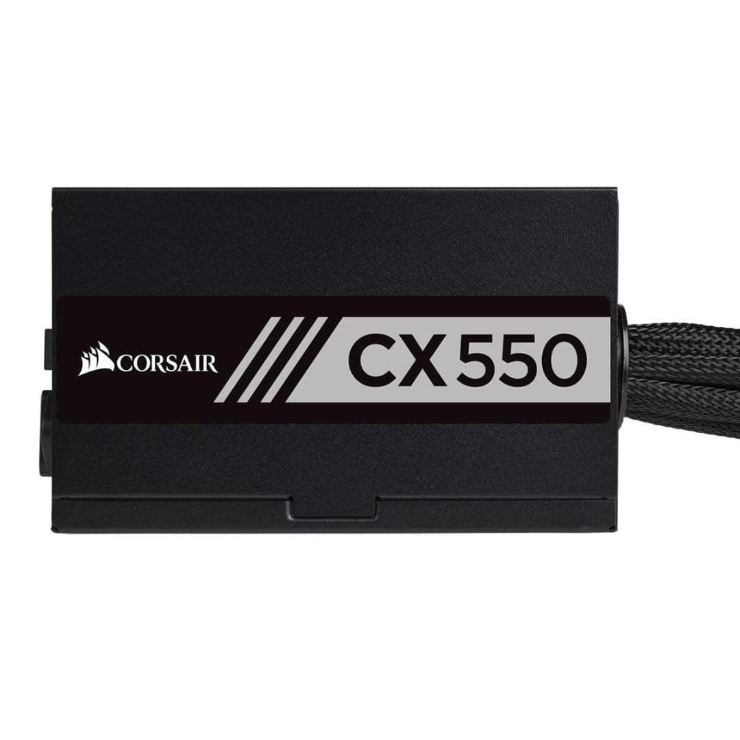 Corsair CX550 80 Plus Bronze, Nicht modulares ATX-Netzteil, geräuscharm, 550 W, Schwarz 550W Bild 7